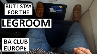 First Time Flying Business Class  BA Club Europe Is it Special [upl. by Lette]