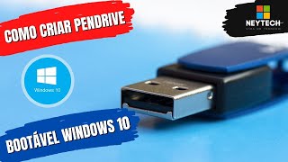 Como criar pendrive de instalação do Windows 10  Rufus [upl. by Clementis]