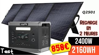 quotTestquot Une batterie énorme qui se recharge en 2 heures pour un tarif minimum 🔋 quotSolarplay Q2501quot [upl. by Duong]