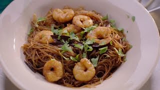 Thai noodles with Prawns and Cinnamon recipe  Simply Nigella Episode 1  BBC Two [upl. by Avahc]