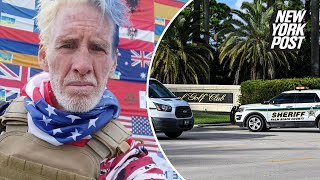 Trump assassination attempt Scene outside of West Palm Beach golf club [upl. by Denzil]