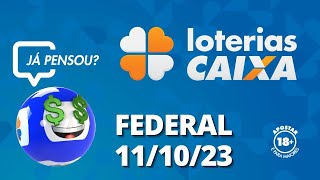 Loterias CAIXA  Federal 11102023 [upl. by So261]