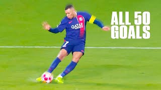 Kylian Mbappé All 50 Goals 202324 [upl. by Atronna267]