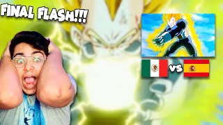 🤯Español REACCIONA a Dragon Ball🐲 LATINO VS CASTELLANO  Final Flash [upl. by Nahsrad]