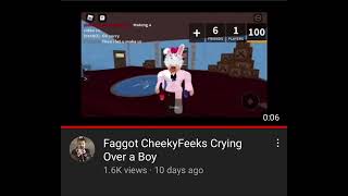 Some weirdo making a video of cheekyfeeks crying explaining in pinned [upl. by Inavihs313]