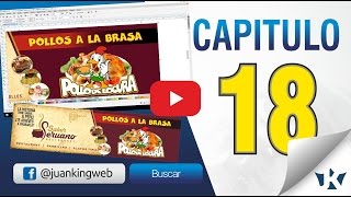 Como reconocer detectar o buscar un tipo de letra fuente en CorelDraw Capitulo 18 JuanKING [upl. by Asirrak]