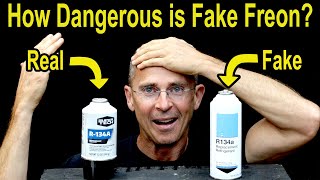 How Dangerous is Fake Car AC Refrigerant Lets Find Out [upl. by Lenod]