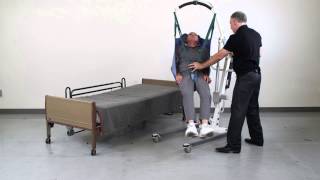 Patient Lift Transfer from Floor to Bed [upl. by Cristal]