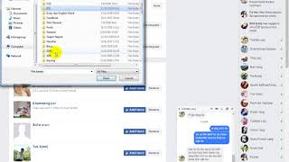 how to send file word in Messenger on computer [upl. by Aphra730]