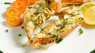 Recette  Homard au beurre persillé au four [upl. by Knoll283]