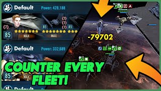 SWGOH FLEET COUNTERS COUNTER EVERY FLEET II November 2023 [upl. by Terhune]