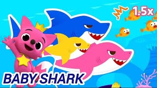 Can You Dance To The FASTER Baby SharkBaby SharkCompilationSing Along With PinkfongKids World [upl. by Yrrem]