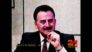 Entrevista a José Francisco Ruiz Massieu 8 de septiembre de 1994 [upl. by Vashtee790]