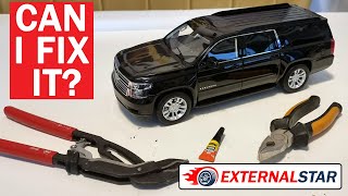 Chevrolet Suburban LTZ 2015 118 scale resin model by GOC  unboxing and review [upl. by Arhas672]