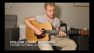 How to play BLESSINGS by Hollow Coves  GERMAN  Gitarren Tutorial  Guitar lesson [upl. by Herbst]