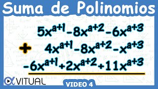 ➕ Suma de Polinomios  Video 4 [upl. by Abe]