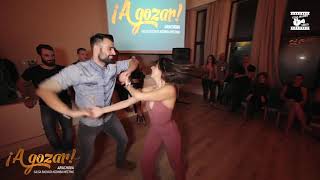 Dimitris amp Maria Malakou  salsa social dancing  A GOZAR ARACHOVA SBK Meeting [upl. by Neleag984]