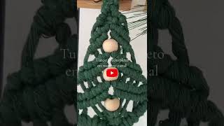 Pino navideño de macrame fácil [upl. by Nafis]