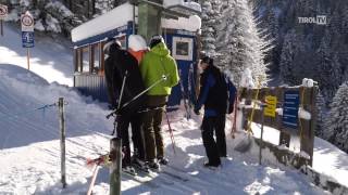 Mit der KarwendelBergbahn im Winter auf den Zwölferkopf [upl. by Marlowe]