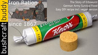 1867 German Army quotIron Rationquot Erbswurst  DIY Recipe and Story [upl. by Pelag]