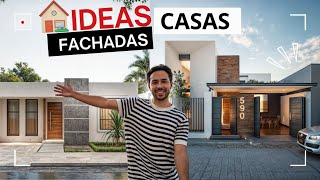 🚨 ¡Las 10 FACHADAS de CASAS PEQUEÑAS que NADIE QUIERE que VEAS 😱 Sencillas pero IMPACTANTES 😍 [upl. by Aicirtan]