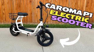 Caroma P1 Electric Scooter Review  This is my Favorite Scooter [upl. by Tews]