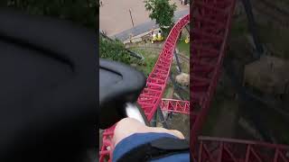 DYNAMITE in plohn with 44G fy rollercoaster fast looping dynamite red bigdippercoaster [upl. by Kcirdnekal]