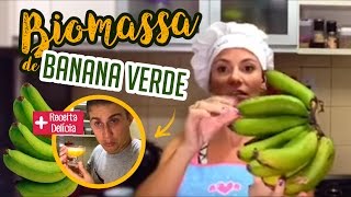 Aprenda a fazer biomassa de banana verde e uma receita delícia no final Carol Pimentel [upl. by Atinrehs]