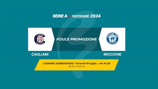 Beach Soccer 2024 Serie A Poule Promozione  CAGLIARI  RICCIONE [upl. by Amero]