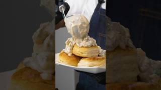 You gotta try these Biscuits and Gravy foodie biscuitsandgravy sngwitab [upl. by Nalla]