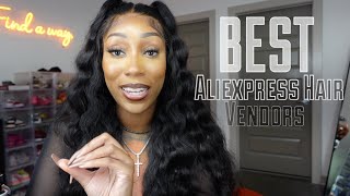 BEST ALIEXPRESS HAIR VENDORS OF 2023 DEEP WAVE STRAIGHT 40 INCH CLOSURE WIGS AND MORE [upl. by Nosned]