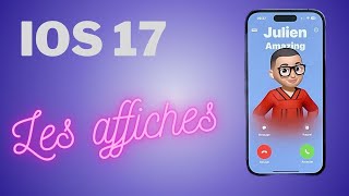 iOS 17 les affiches  Personnaliser vos contacts sur iPhone et iOS 17 avec les affiches [upl. by Eidda]