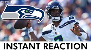 INSTANT REACTION Seahawks vs Patriots NFL Week 2 Geno Smith Leads Seahawks Highlights From OT Win [upl. by Ganley745]