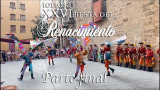 Festival del RENACIMIENTO en Tortosa España es la mejor fiesta del mundo 2023 Parte final [upl. by Neelik]