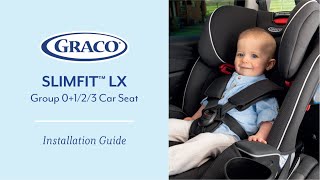 Graco SlimFit™ LX Group 0123 installation video [upl. by Aynor]