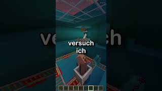 Minecraft Villiger Battle in Minecraft mit JustYanniss shorts [upl. by Airrotal89]