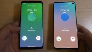 Samsung S9 vs S10 Incoming Calls [upl. by Sheeb]