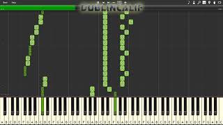 EarthBound  Franky Theme Piano Tutorial Synthesia [upl. by Kinson271]