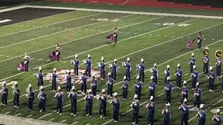 4K panzoom Olentangy Orange HS Pioneer Band  Halftime USA 2024 [upl. by Enilemme]