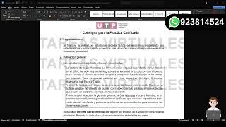 🔴ACS08 Semana 08 Tema 01 Tarea  Práctica Calificada 1 PC1 Comprensión y Redacción de Textos 2 [upl. by Ainehs]