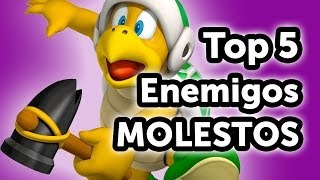 Top 5  Enemigos molestos en juegos [upl. by Garson]