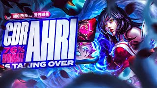 80 WIN RATE TO CHALLENGER NEW KOREAN AHRI BUILD [upl. by Swain]