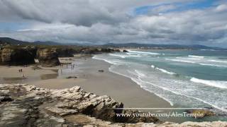 Playa de Las Catedrales  Ribadeo Spain [upl. by Neukam]