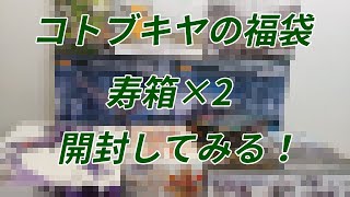 【プラモデル コトブキヤ 福袋 開封】コトブキヤから抽選販売していた福袋寿箱を2箱開封する！ [upl. by Nimoynib]