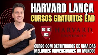 ESTUDE EAD GRATIS EM HAVARD UNIVERSITY  Com direito a certificado entenda [upl. by Nomrac]