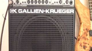 My Gallien Krueger MB150E Bass Combo Amp April 2009 [upl. by Silohcin]