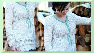 PULLOVER STRICKEN ANLEITUNG einfach für Anfänger [upl. by Leacock436]