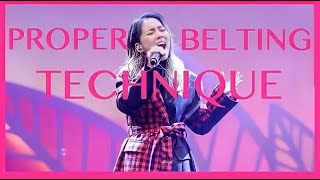 What does proper belting sound like – SoHyang G4–C6 소향 [upl. by Joane539]