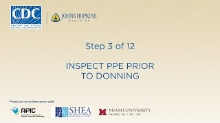 Inspect PPE Prior to Donning Step 312 [upl. by Cord31]