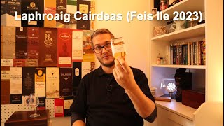 Tasting Laphroaig Cairdeas Feis Ile 2023 [upl. by Nadbus]